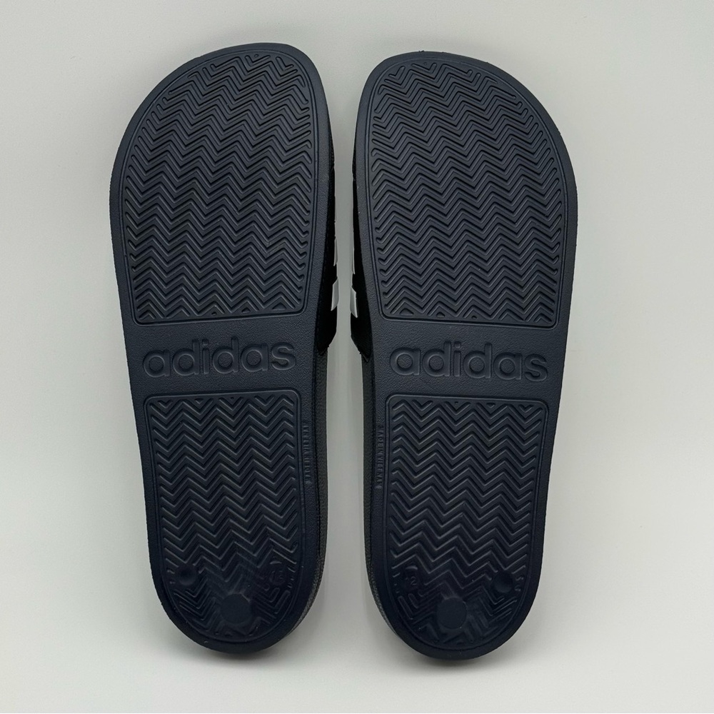 Adidas Adilette Shower Slide Men's Navy White New with Box GZ5920 - Picture 4 of 12
